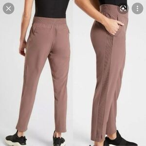 Athleta Brooklyn Ankle Pants with ribbed sides Active Hiking Size 20 #784